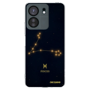 Picasee silikonska prozirna maskica za Xiaomi Redmi 13C 4G - PISCES