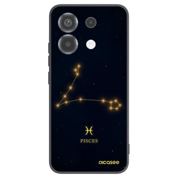 Picasee crna silikonska maskica za Xiaomi Poco X6 - PISCES