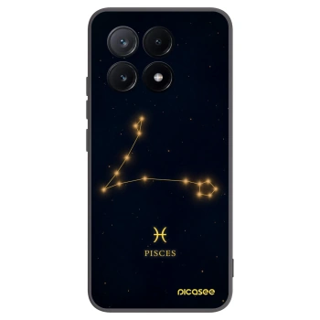 Picasee crna silikonska maskica za Xiaomi Poco X6 Pro - PISCES