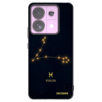 Picasee crna silikonska maskica za Xiaomi Redmi Note 13 Pro 5G - PISCES