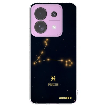 Picasee silikonska prozirna maskica za Xiaomi Redmi Note 13 Pro 5G - PISCES