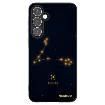 Picasee crna silikonska maskica za Samsung Galaxy A55 5G A556B - PISCES