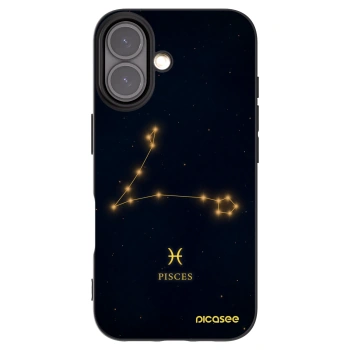Picasee crna silikonska maskica za Apple iPhone 16 - PISCES