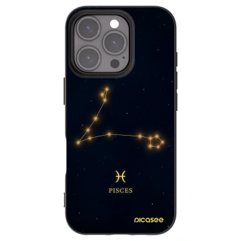 Picasee crna silikonska maskica za Apple iPhone 16 Pro - PISCES
