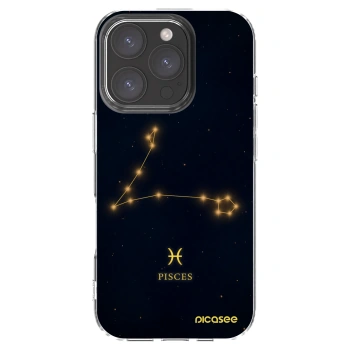 Picasee silikonska prozirna maskica za Apple iPhone 16 Pro - PISCES