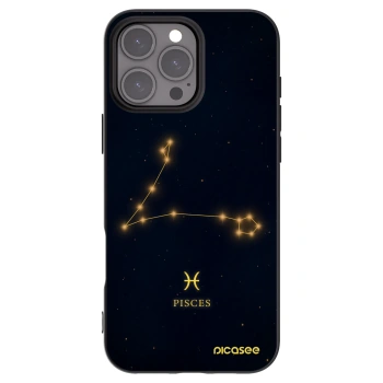 Picasee crna silikonska maskica za Apple iPhone 16 Pro Max - PISCES