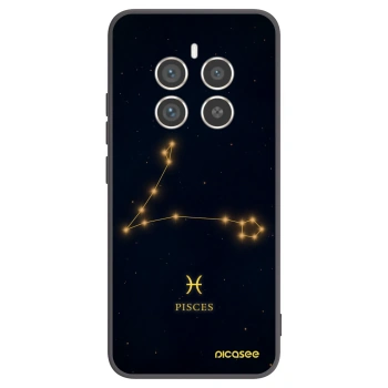 Picasee crna silikonska maskica za Realme 12 Pro 5G - PISCES