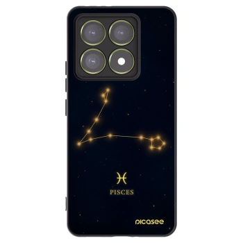 Picasee crna silikonska maskica za Xiaomi 14T - PISCES