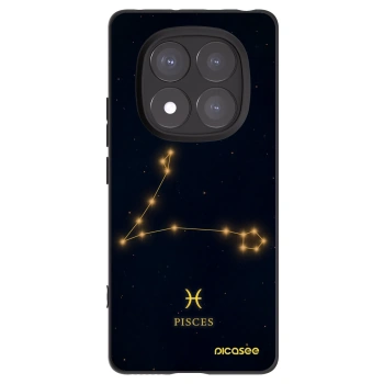 Picasee crna silikonska maskica za Xiaomi Redmi Note 14 Pro+ 5G - PISCES
