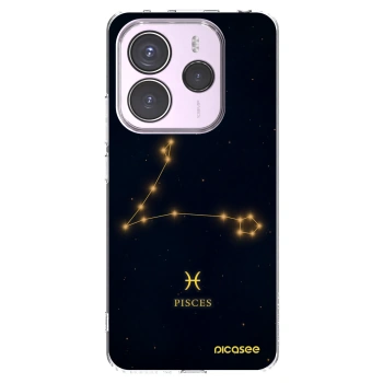 Picasee silikonska prozirna maskica za Xiaomi Redmi Note 14 5G - PISCES