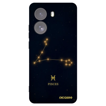 Picasee crna silikonska maskica za Xiaomi Poco X7 - PISCES