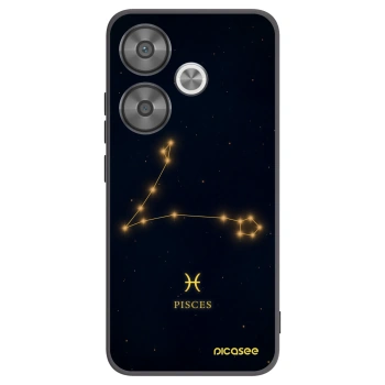 Picasee crna silikonska maskica za Xiaomi Poco F6 - PISCES