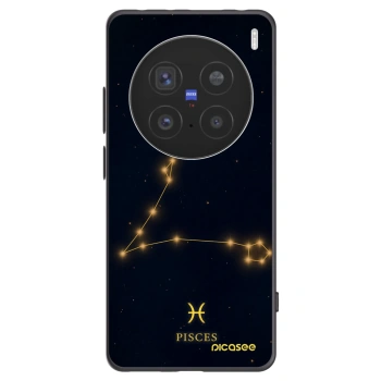 Picasee crna silikonska maskica za Vivo X200 Pro - PISCES