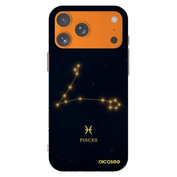 Picasee silikonska prozirna maskica za Apple iPhone 17 Pro Max - PISCES
