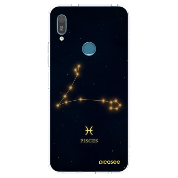 Picasee silikonska prozirna maskica za Huawei Y6 2019 - PISCES