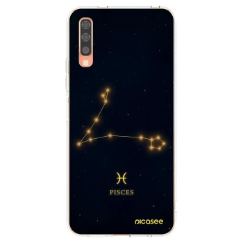 Picasee silikonska prozirna maskica za Samsung Galaxy A70 A705F - PISCES