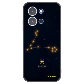 Picasee crna silikonska maskica za Xiaomi Redmi 15C 4G - PISCES