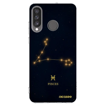Picasee silikonska prozirna maskica za Huawei P30 Lite - PISCES