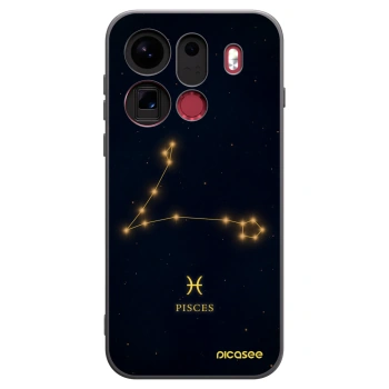 Picasee crna silikonska maskica za OPPO Find X9 Pro - PISCES