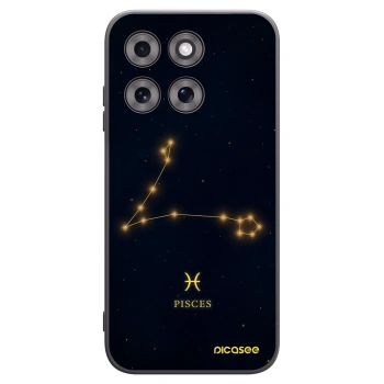 Picasee crna silikonska maskica za Motorola Moto G77 - PISCES