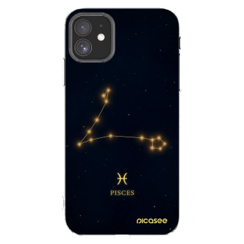 Picasee silikonska prozirna maskica za Apple iPhone 11 - PISCES