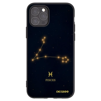 Picasee crna silikonska maskica za Apple iPhone 11 Pro - PISCES
