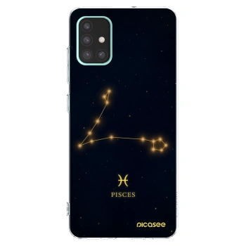 Picasee silikonska prozirna maskica za Samsung Galaxy A51 A515F - PISCES