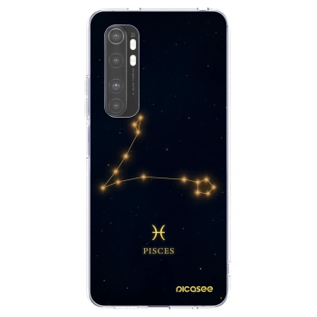 Picasee silikonska prozirna maskica za Xiaomi Mi Note 10 Lite - PISCES