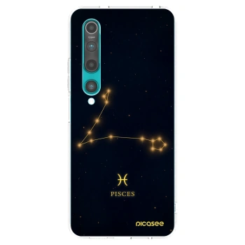 Picasee silikonska prozirna maskica za Xiaomi Mi 10 - PISCES