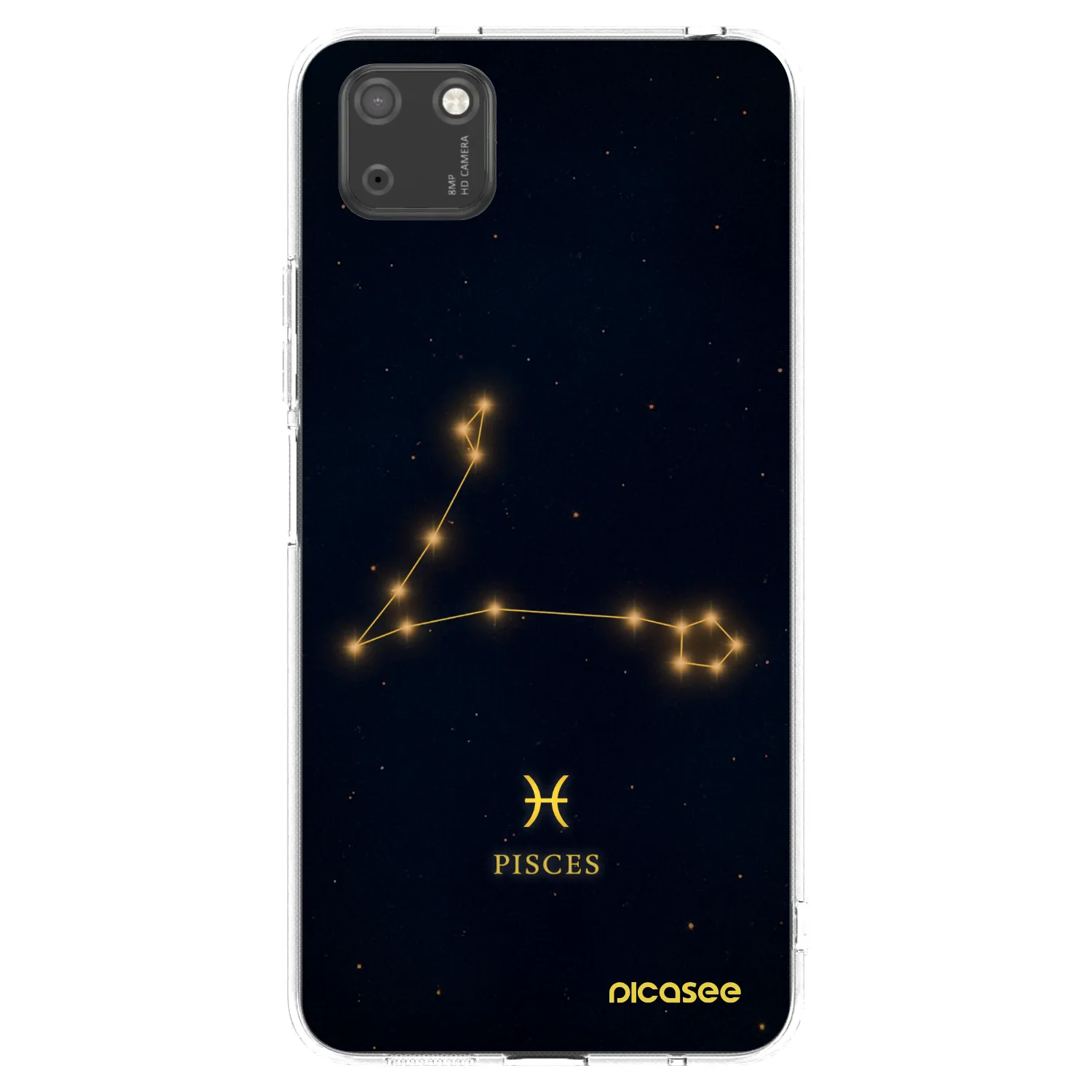 Picasee silikonska prozirna maskica za Huawei Y5P - PISCES
