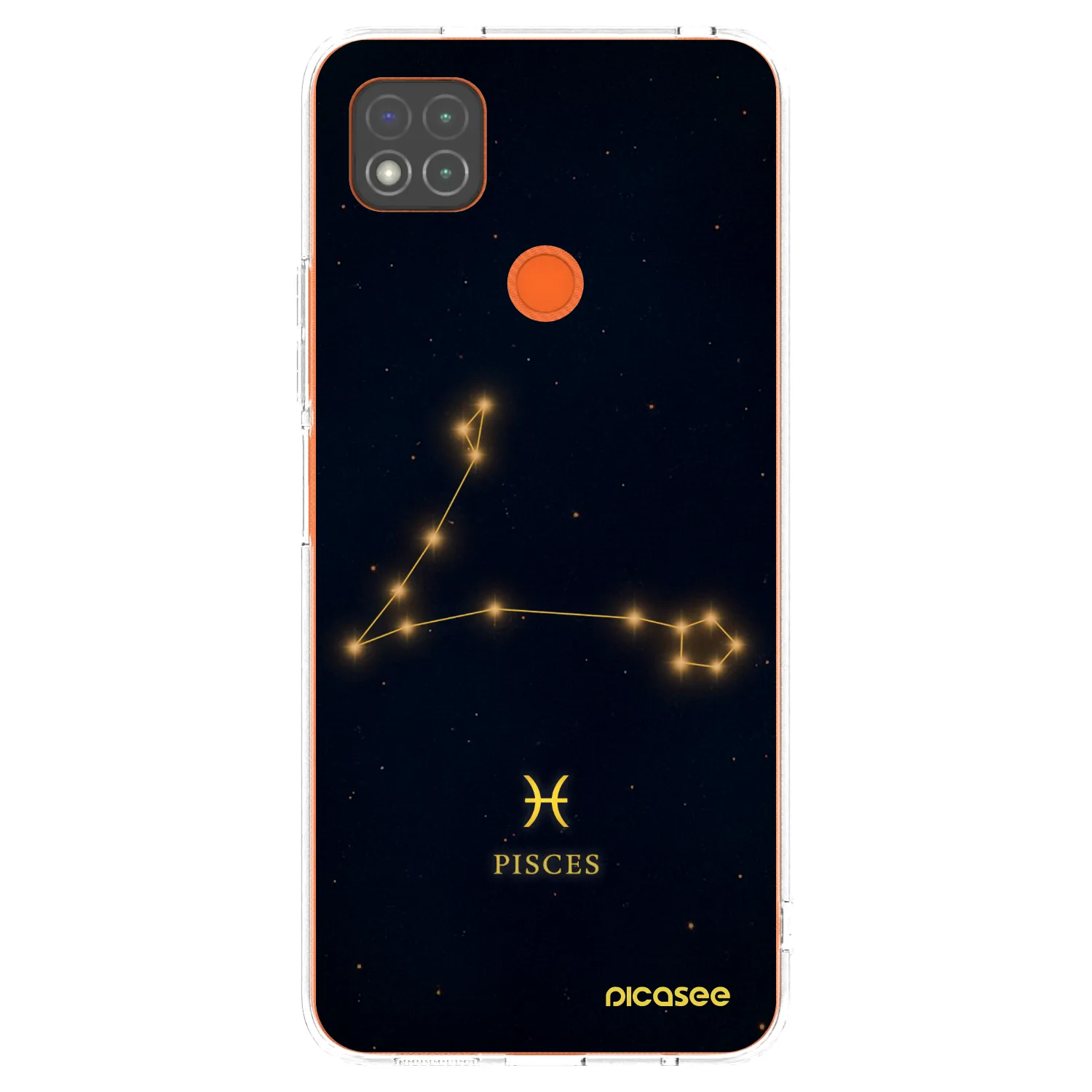 Picasee silikonska prozirna maskica za Xiaomi Redmi 9C - PISCES
