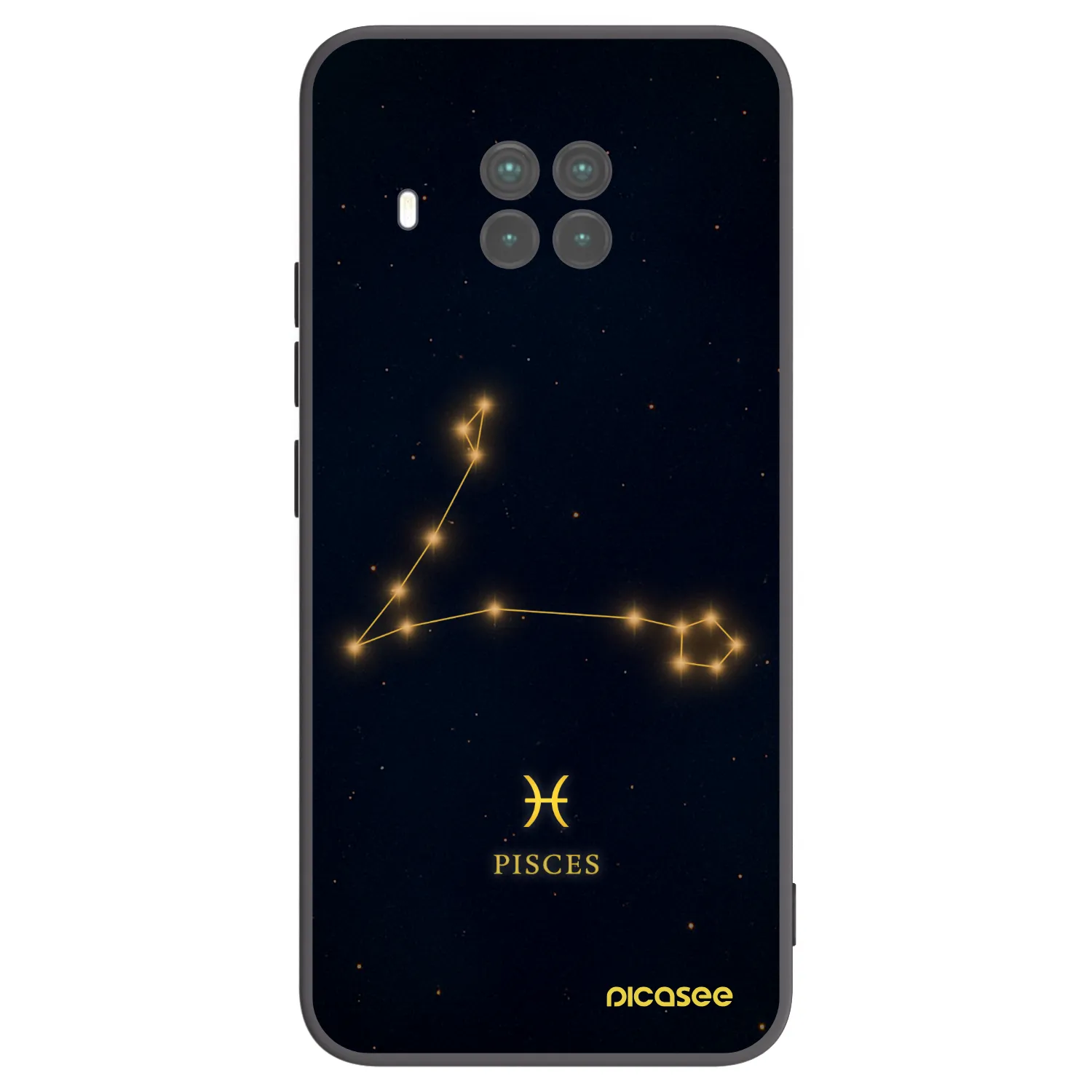 Picasee crna silikonska maskica za Xiaomi Mi 10T Lite - PISCES