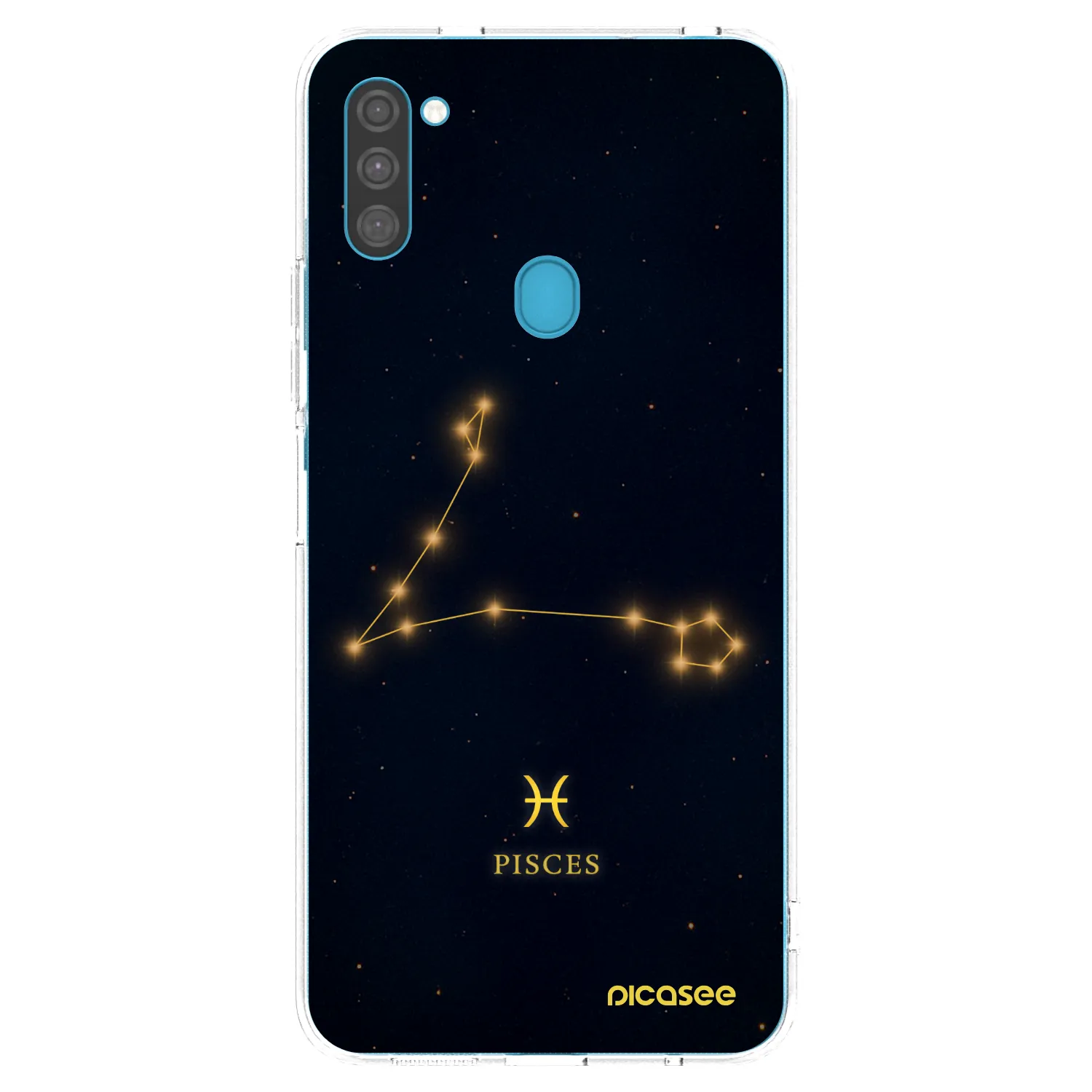 Picasee silikonska prozirna maskica za Samsung Galaxy M11 - PISCES