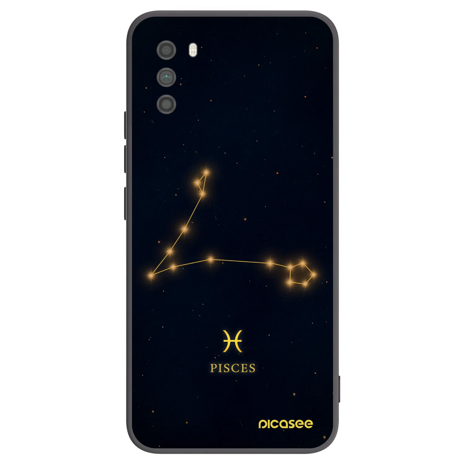 Picasee crna silikonska maskica za Xiaomi Poco M3 - PISCES
