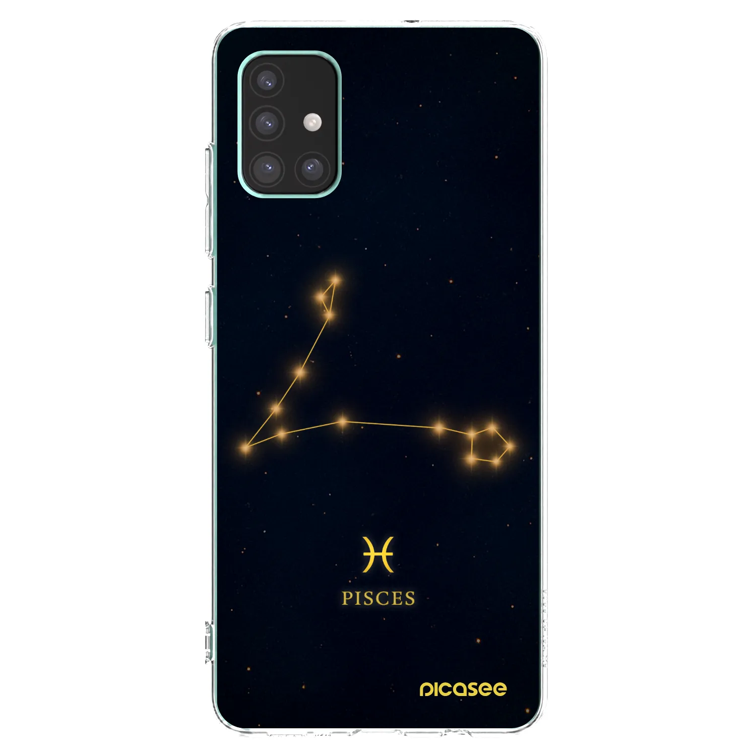 Picasee silikonska prozirna maskica za Samsung Galaxy M51 M515F - PISCES