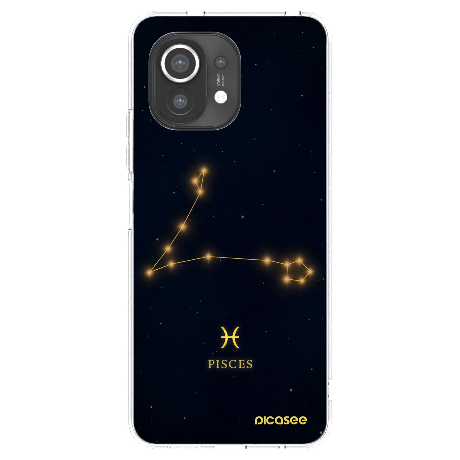 Picasee silikonska prozirna maskica za Xiaomi Mi 11 - PISCES
