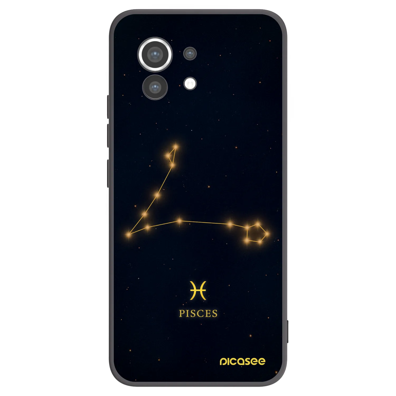 Picasee crna silikonska maskica za Xiaomi Mi 11 - PISCES