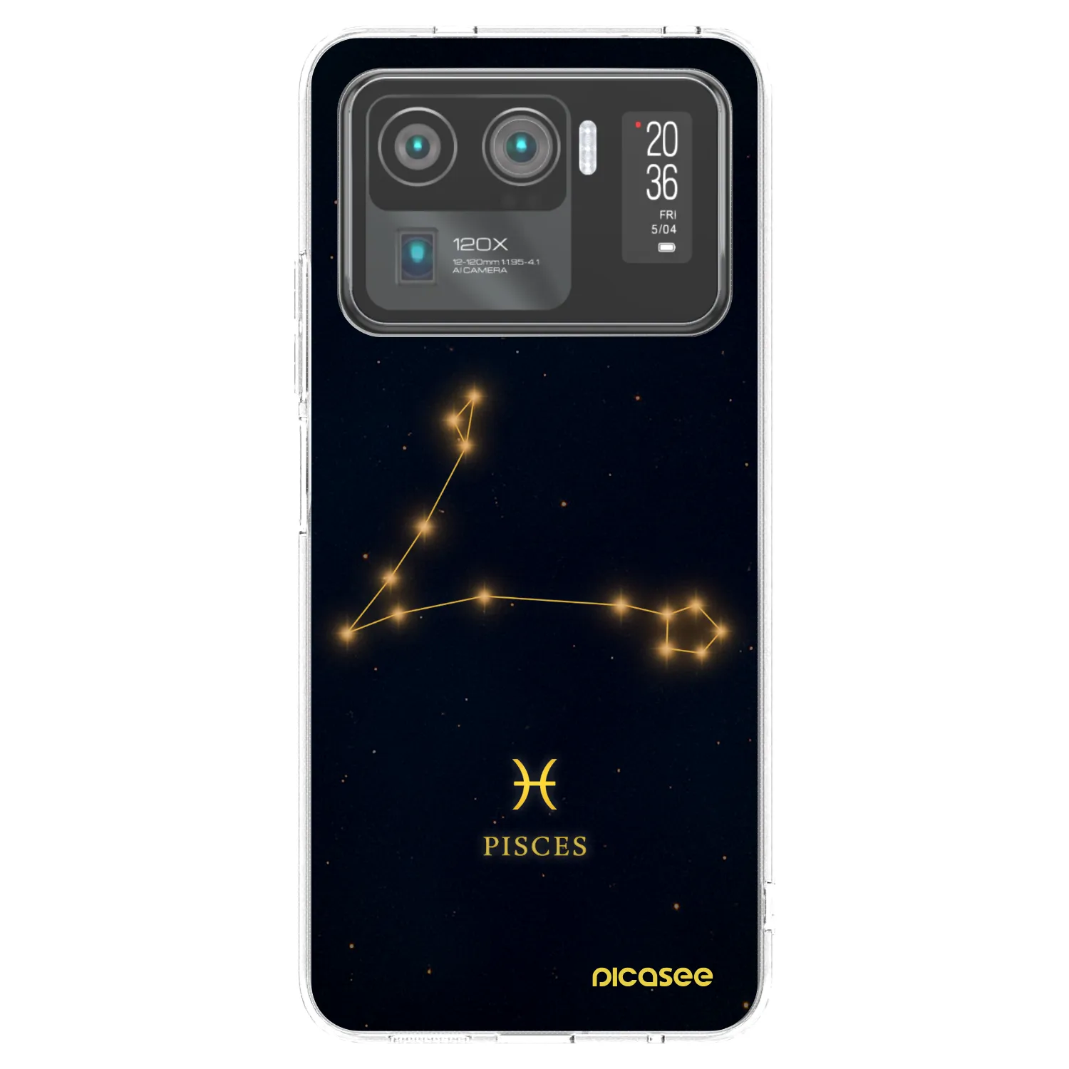 Picasee silikonska prozirna maskica za Xiaomi Mi 11 Ultra - PISCES