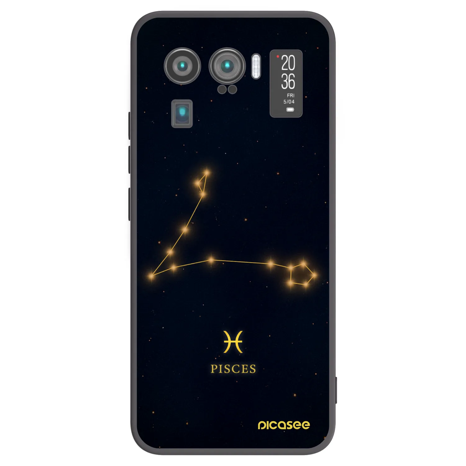 Picasee crna silikonska maskica za Xiaomi Mi 11 Ultra - PISCES