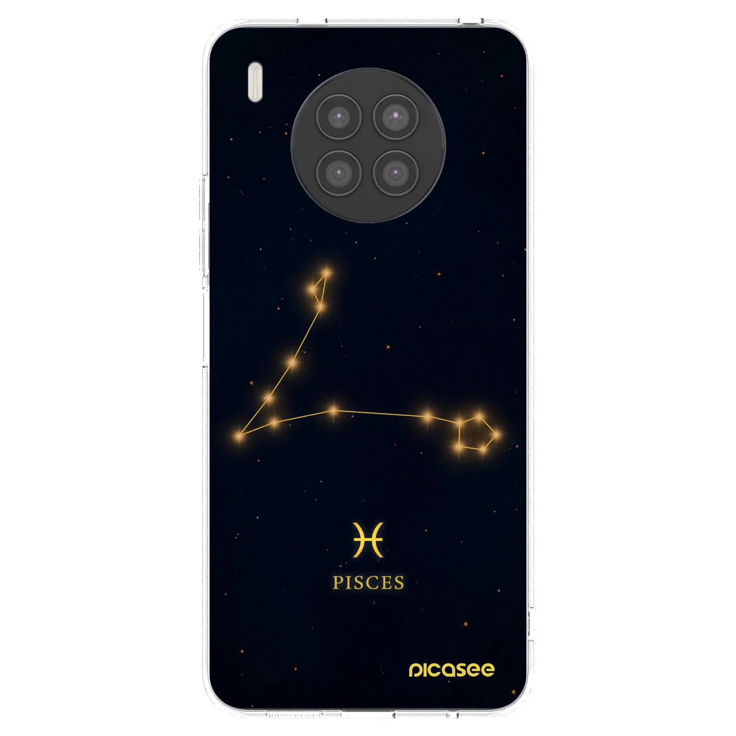 Picasee silikonska prozirna maskica za Huawei Nova 8i - PISCES