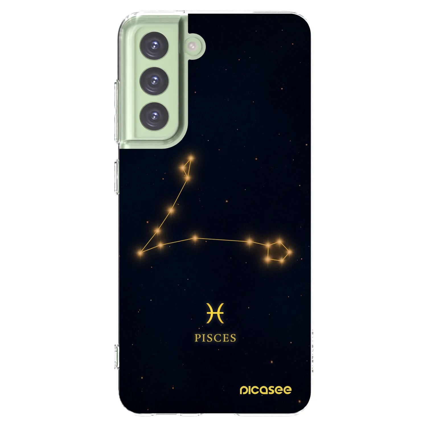Picasee silikonska prozirna maskica za Samsung Galaxy S21 FE 5G - PISCES