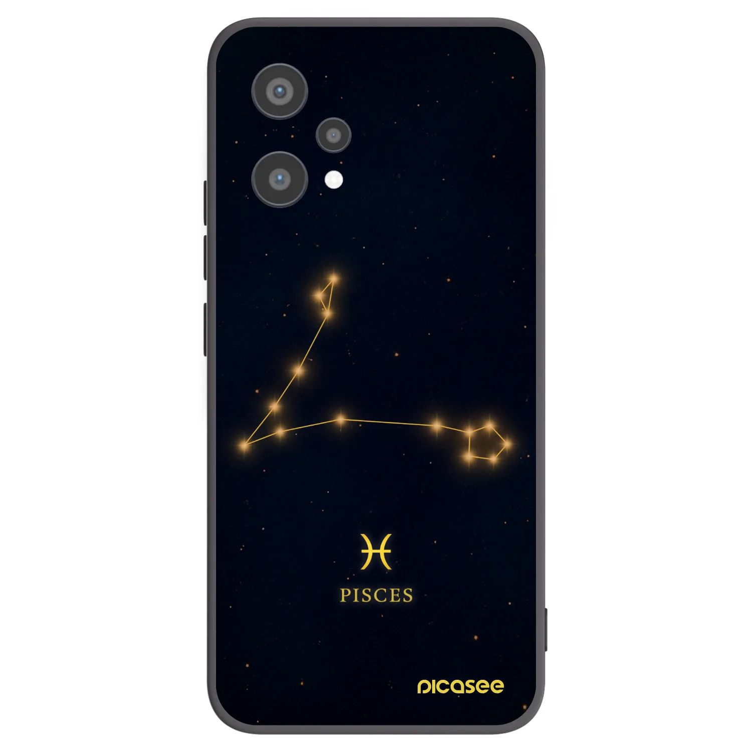Picasee crna silikonska maskica za Realme 9 Pro 5G - PISCES