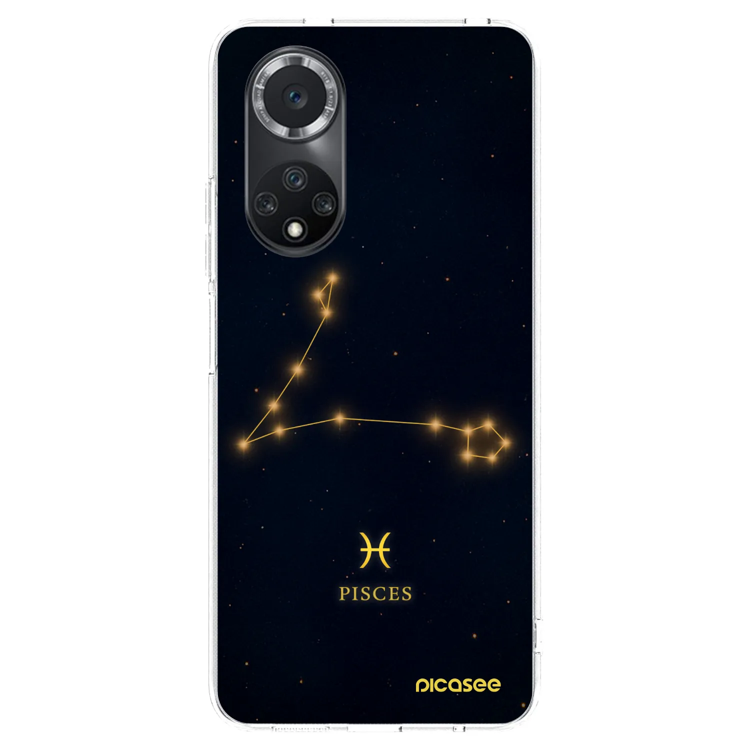 Picasee silikonska prozirna maskica za Huawei Nova 9 SE - PISCES