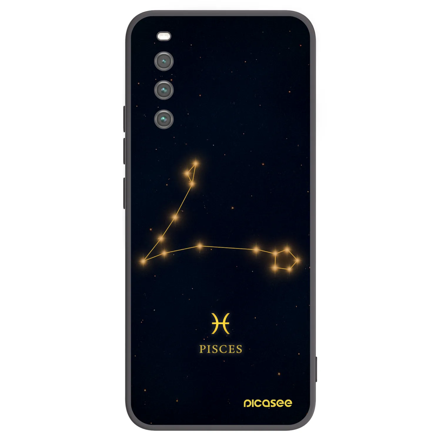 Picasee crna silikonska maskica za Sony Xperia 10 IV 5G - PISCES