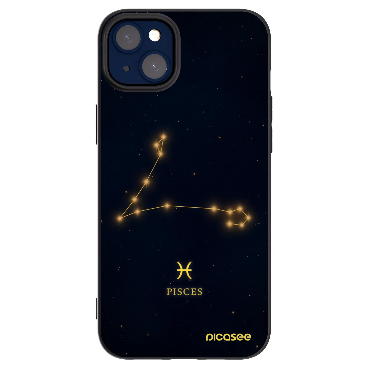 Picasee crna silikonska maskica za Apple iPhone 14 Plus - PISCES