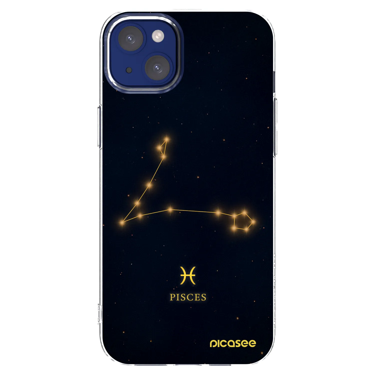 Picasee silikonska prozirna maskica za Apple iPhone 14 Plus - PISCES