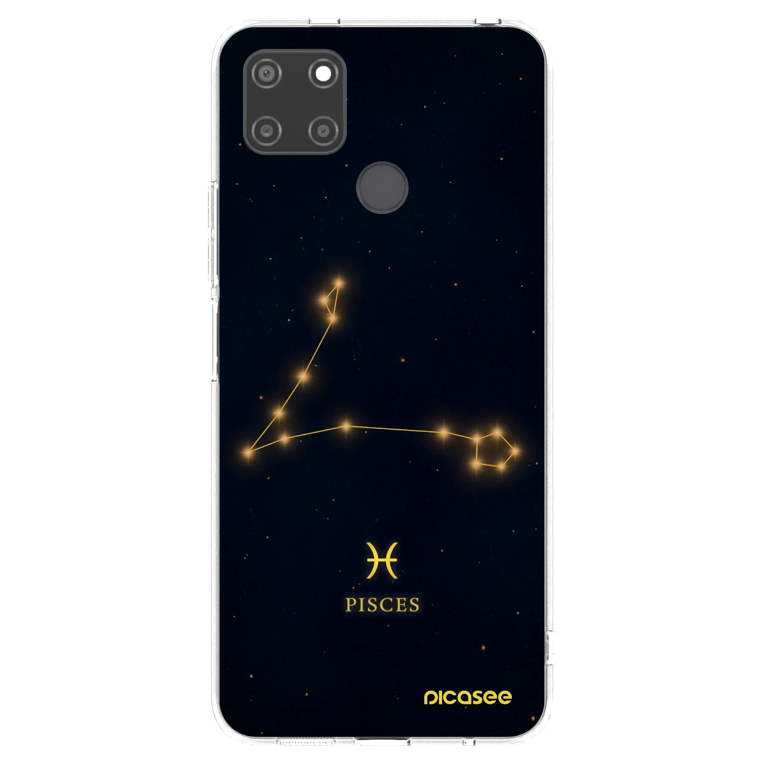 Picasee silikonska prozirna maskica za Realme C21Y - PISCES