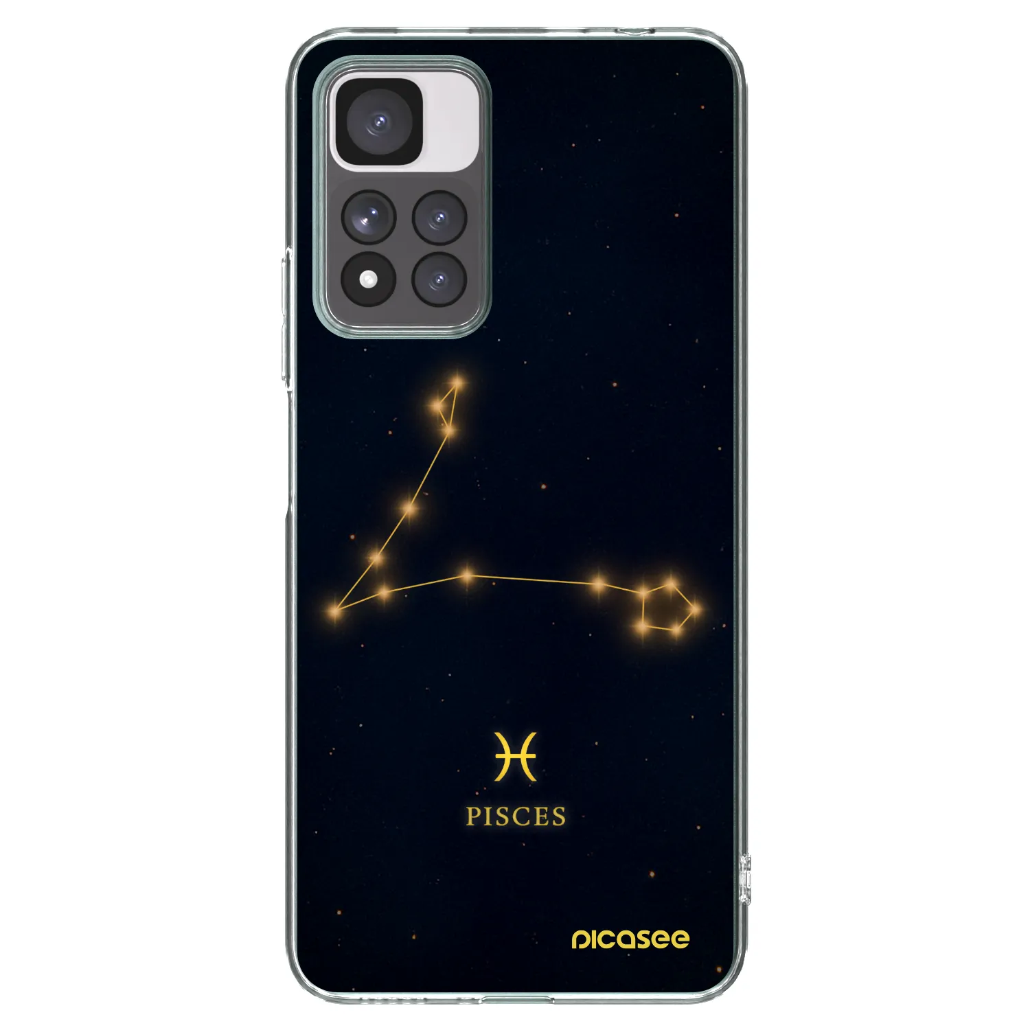 Picasee silikonska prozirna maskica za Xiaomi Redmi Note 11 Pro+ 5G - PISCES