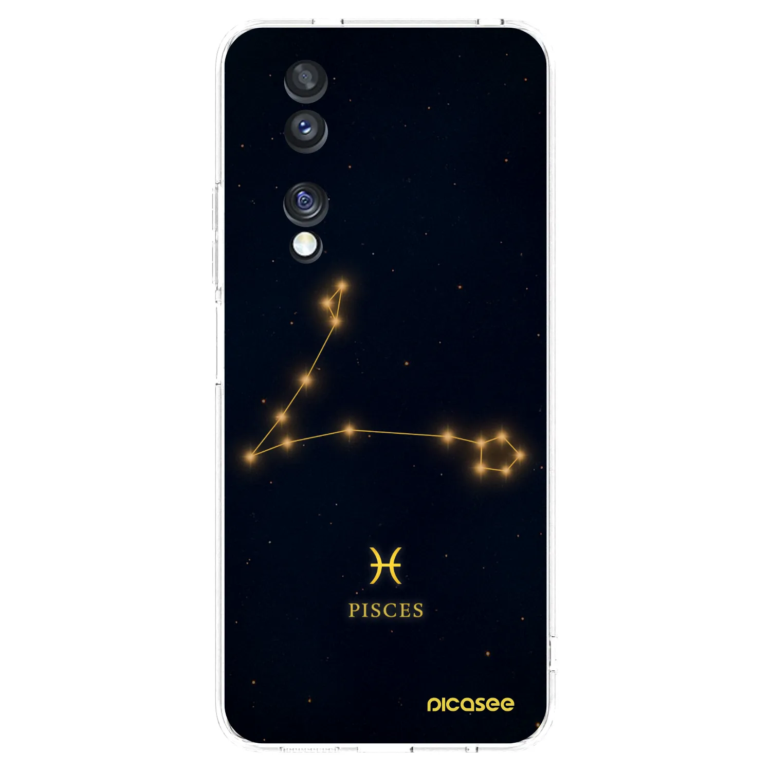 Picasee silikonska prozirna maskica za Honor 70 - PISCES