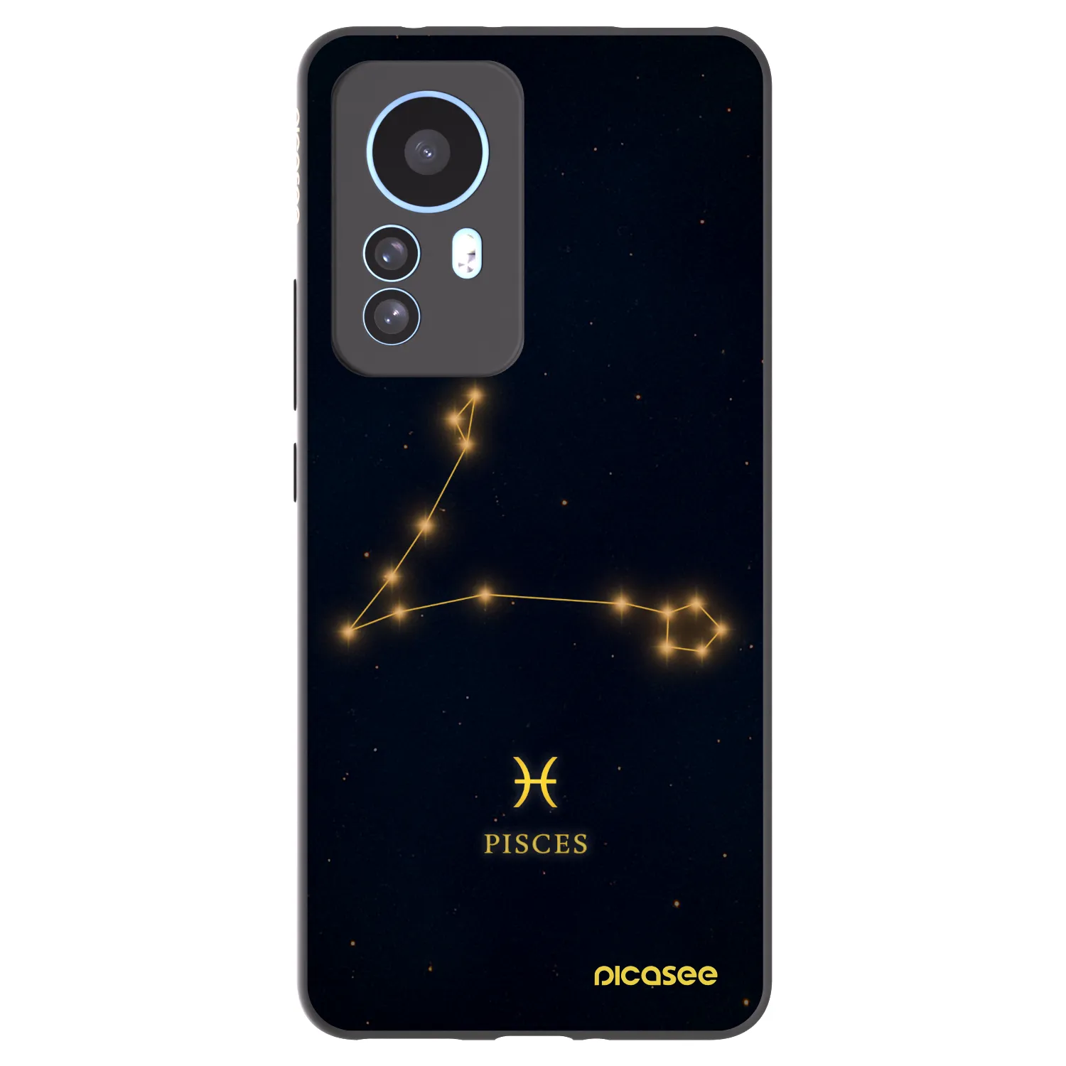 Picasee crna silikonska maskica za Xiaomi 12T Pro - PISCES